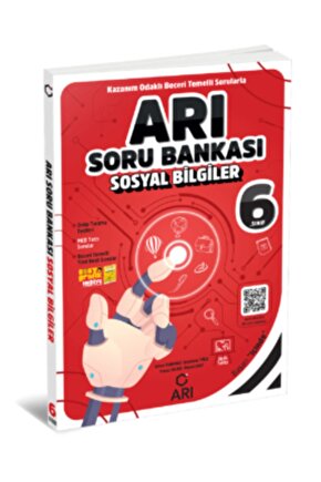 Arı Yayınları 6 Sınıf Sosyal Bilgiler Arı Soru Bankası Yeni