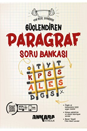 ANKARA YKS- KPSS-ALES-DGS GÜÇLENDİREN PARAGRAF SORU BANKASI