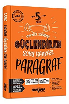 5. Sınıf Güçlendiren Paragraf Soru Bankası  Ercan Akyüz  Ankara Yayıncılık  9786052663134