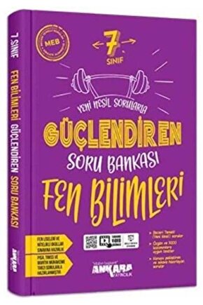 7. Sınıf Fen Bilimleri Güçlendiren Soru Bankası  Kolektif  Ankara Yayıncılık  9786052662175