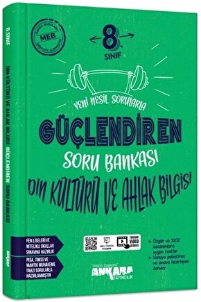 Ankara 8. Sınıf Güçlendiren Soru Bankası Din Kültürü Ve Ahlak Bilgisi