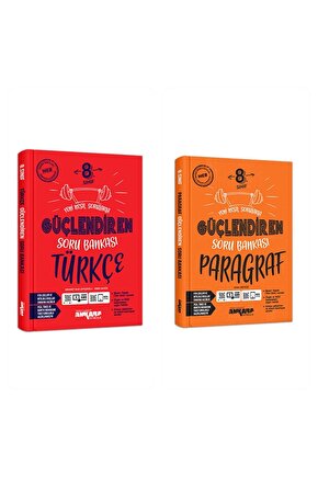 8. Sınıf Paragraf Güçlendiren Soru Bankası & 8. Sınıf Türkçe Güçlendiren Soru Bankası