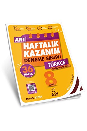 8 Sınıf Haftalık Kazanım Türkçe Deneme Sınavı