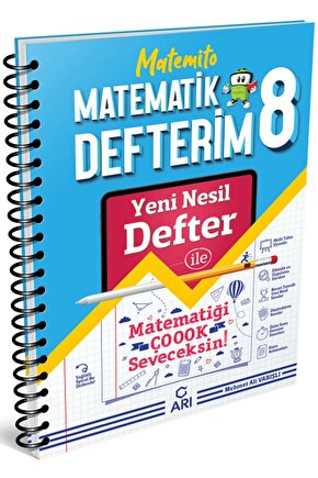 ARI YAYINLARI 8. SINIF MATEMATİK MATEMİTO AKILLI DEFTERİM