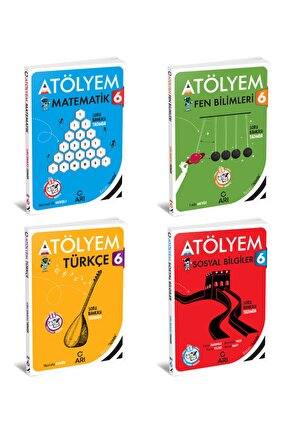 Arı Yayınları 6 Sınıf Matematik Fen Türkçe Sosyal Akıllı Atölyem Seti 4 Kitap