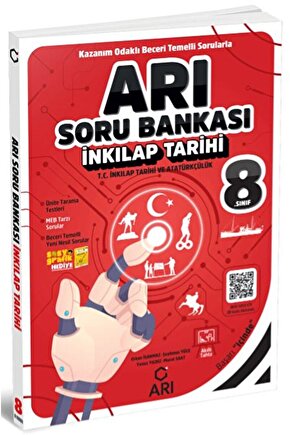 8. Sınıf Soru Bankası İnkılap Tarihi  Murat Saat  Arı Yayıncılık  9786256414105