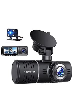 ARAÇ İÇİ KAMERA ÖN İÇ VE GERİ GÖRÜŞ 3 KAMERALI KAYIT CİHAZI 3 LENS CAR DVR DASCH CAM UYUMLU