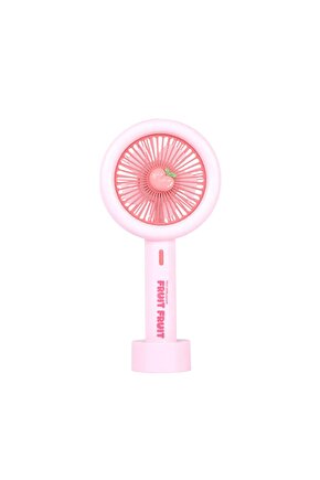 Mini Klima Led ışıklı Şarjlı El Fanı Vantilatör 3 Kademeli Hız Serinletici Fan