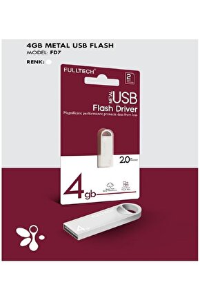 Metal 4gb Usb Flash Bellek Usb 2.0 Flash Drive