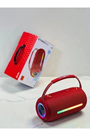 Boombox 360 Bluetooth Hoparlör Tws Özellikli Led Işıklı Kablosuz Speaker Ses Bombası