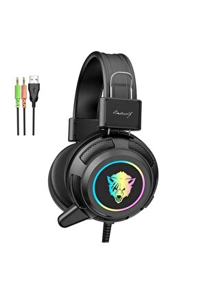 Rgb Led Işıklı Oyuncu Kulaklığı Profesyonel Gaming Headset Mikrofonlu Oyun Kulaklık V8