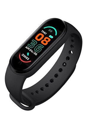 Yeni M6 Akıllı Bileklik Saat Smart Band Bracelet 6 Mesaj Arama Bildirimi Ios Android Uyumlu Fitpro