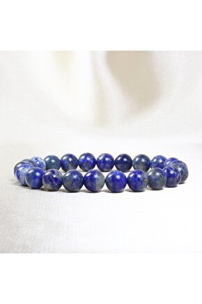 Lapis Lazuli Taşı Bileklik| 8mm Küre Kesim