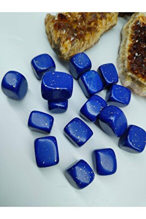 Lapis Lazuli Doğal Taş Tımbıl (sertifikalı ) (1 Adet)