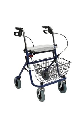 Metal Rollator Walker Kalın Tekerlekli