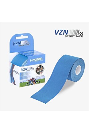 Sport Tape Mavi Renk Kinezyo Sporcu Bandı Ağrı Bandı 5 Metre X 5 Cm