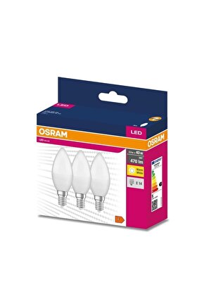 Value Classic B404 4.9w E-14 Duy Mum Led Ampul 3lü Paket - Sarı Işık