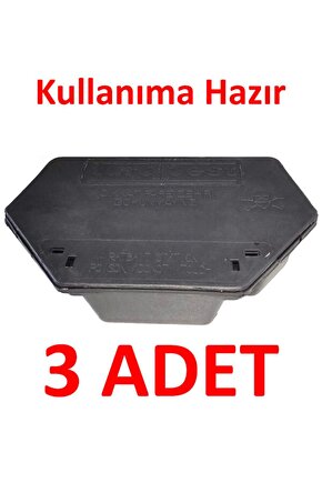 3 Adet Kullanıma Hazır Zehiri Içinde Fare Istasyonu Fare Kutusu Fare Kapanı