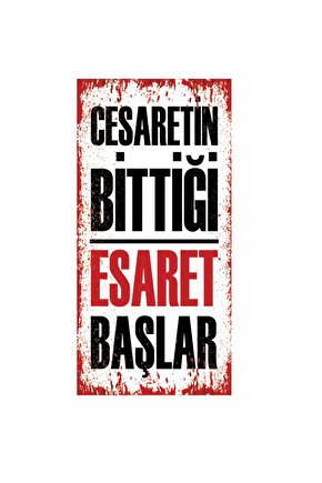 cesaret motivasyon ilham veren sözler duvar yazıları ev dekorasyon tablo mini retro ahşap poster