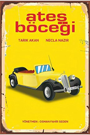 Ateş Böceği Yeşilçam Retro Ahşap Poster