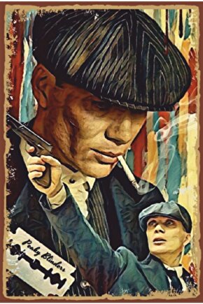 Peaky Blinders Retro Ahşap Poster