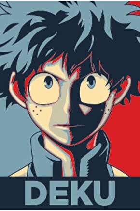 Deku Hope Anime Retro Ahşap Poster 730