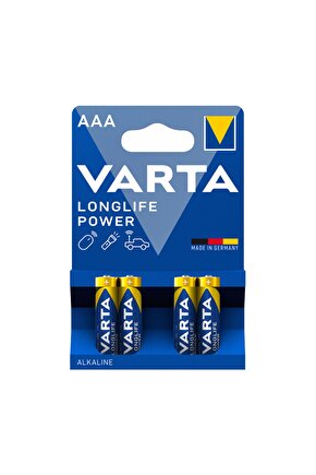 Longlıfe Power Alkalin Aaa Ince Kalem Pil (4LÜ PAKET FİYATI)