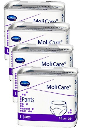 Molicare Pants Emici Külot 8 Damla Large 20li 4 Paket 80 Adet