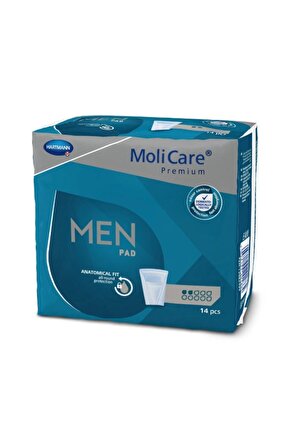 Molicare Premium Men Pad 2 Damla- Erkek Mesane Pedi,aktif 14 Adet