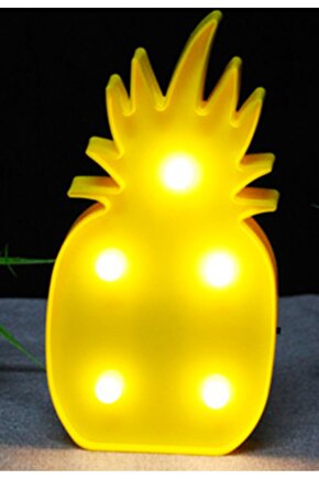 Himarry Led Işıklı Ananas Gece Lambası Dekoratif Led Aydınlatma