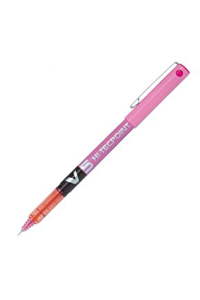 V5 Hi-tecpoint Iğne Uçlu Roller Kalem Bx-v5-b-e 0.5 Mm Pembe