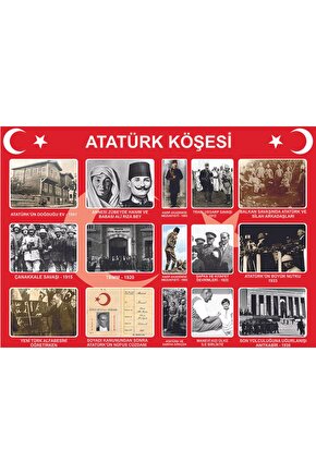 Atatürk Köşesi 1 (vinil) 50x70 Cm okul pano afiş pankart