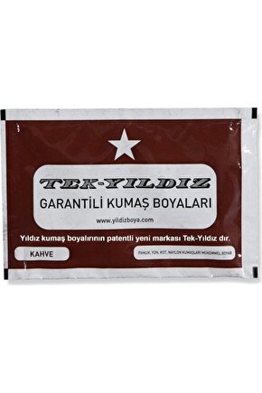 Tek Yıldız Kumaş Boyası Kahverengi