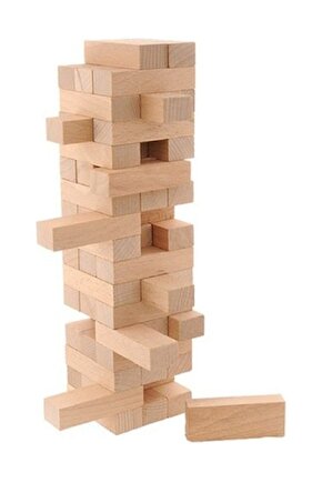 Saffety Ahşap Jenga Denge Oyunu