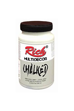 Multi Decor Chalked 250ml - Cool Grey 4598