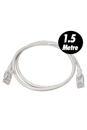 1,5 Metre Rj45 Cat5 Cat 5 Modemo Ile Uydu Alıcı Cihazı Arası Kablo