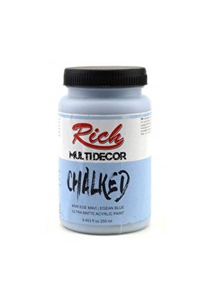 Multi Decor Chalked Akrilik 250ml N:4548 Ege Mavi