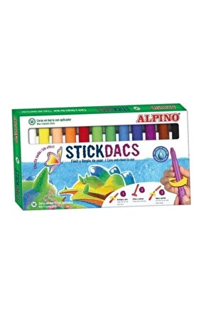 Alpino Mum Pastel Boya Stickdacs Çevirmeli Yuvarlak 12 Li Da000198