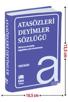 Atasözleri Deyimler Sözlüğü (PLASTİK KAPAK) & Adan Zye Tdk Uyumlu