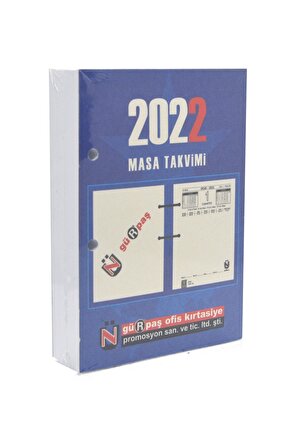 2022 Masa Takvimi Blok Takvim