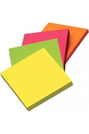 Postit Yapışkanlı Not Kağıdı 75x75 Mm 80 Yaprak 4 Adet