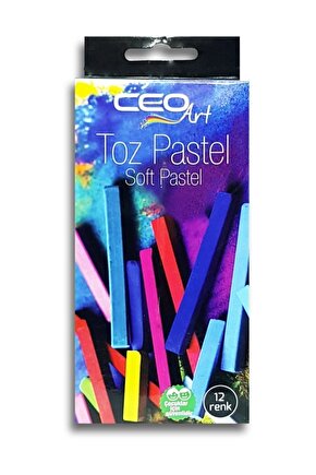 Ceoart 12 Renk Toz Pastel Boya Ceo-pa0001