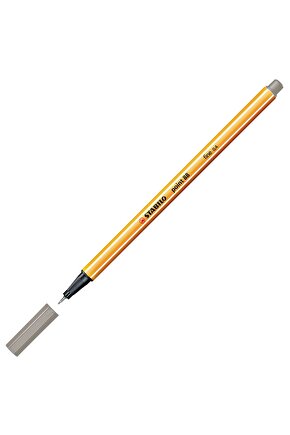 Point 88 Fineliner 0.4mm Keçe Uçlu Kalem 8894 Açık Gri