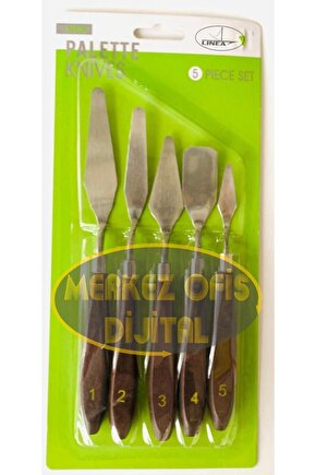 Sanatsal Metal Spatula 5li Set