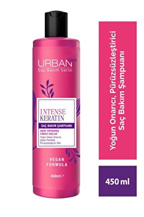 Intense Keratin Aşırı Yıpranmış Saçlara Özel Saç Bakım Şampuanı-450 Ml-vegan