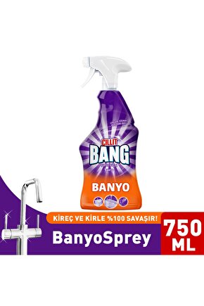 Banyo Temizleyici Kir, Kireç Ve Derz Arası Temizleyici Sprey 750 ml