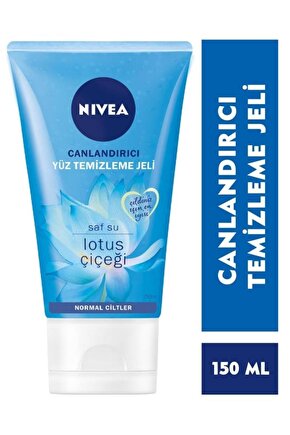 Canlandırıcı Yüz Temizleme Jeli 150 Ml, Saf Su Ve Lotus Çiçeği Ile Etkili Yüz Temizleyici