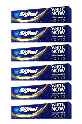 White Now Gold Diş Macunu 75 ml X 6 Adet