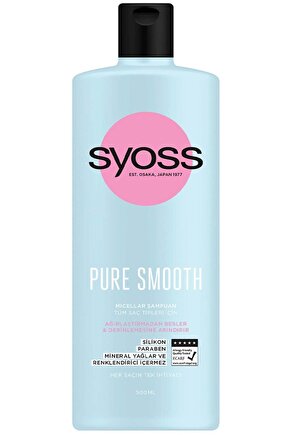 Pure Smooth Micellar Şampuan 500 Ml