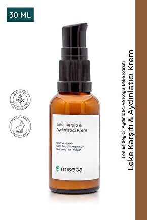 Leke Karşıtı & Aydınlatıcı Krem 30 ml Kojic Acid %3, Arbutin %2, Meyan Kökü Cb-lk, One Size